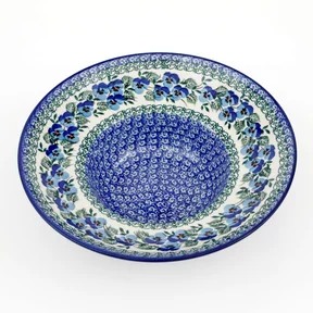Talerz głęboki na spaghetti D86 25cm <br> 2273X Kobaltowe bratki